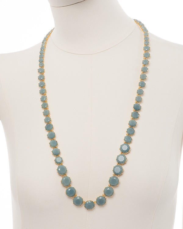 La Diamantine Blue Grey Necklace | ADLD3192 - Les Nereides