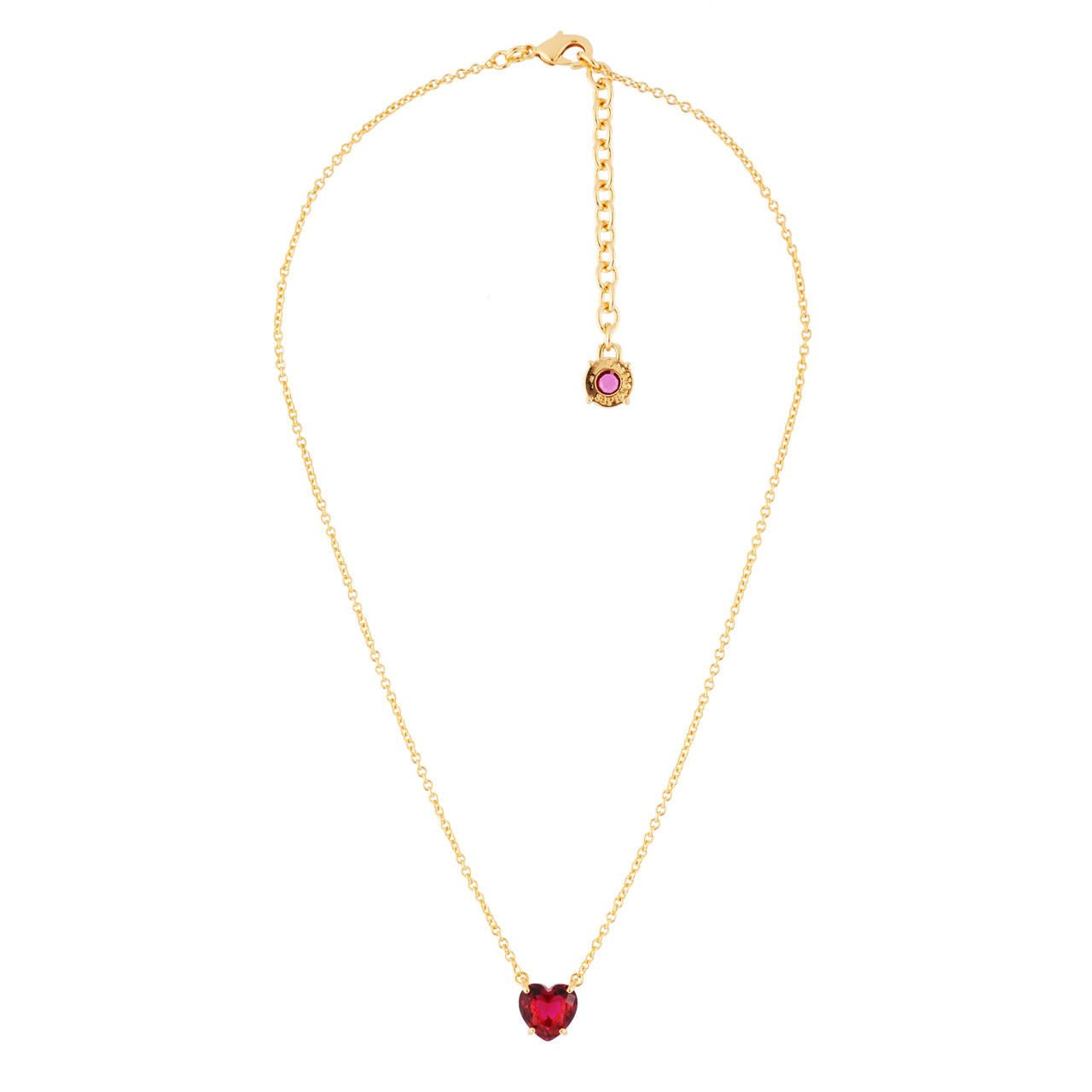 La Diamantine Hearthstone Grenadine Necklace | AHLD3532 - Les Nereides