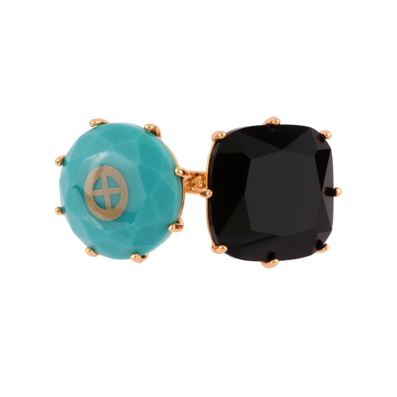 La Diamantine Speciale Earth Crystal Stone & White Opal Stone Rings | AFLDS611/11 - Les Nereides
