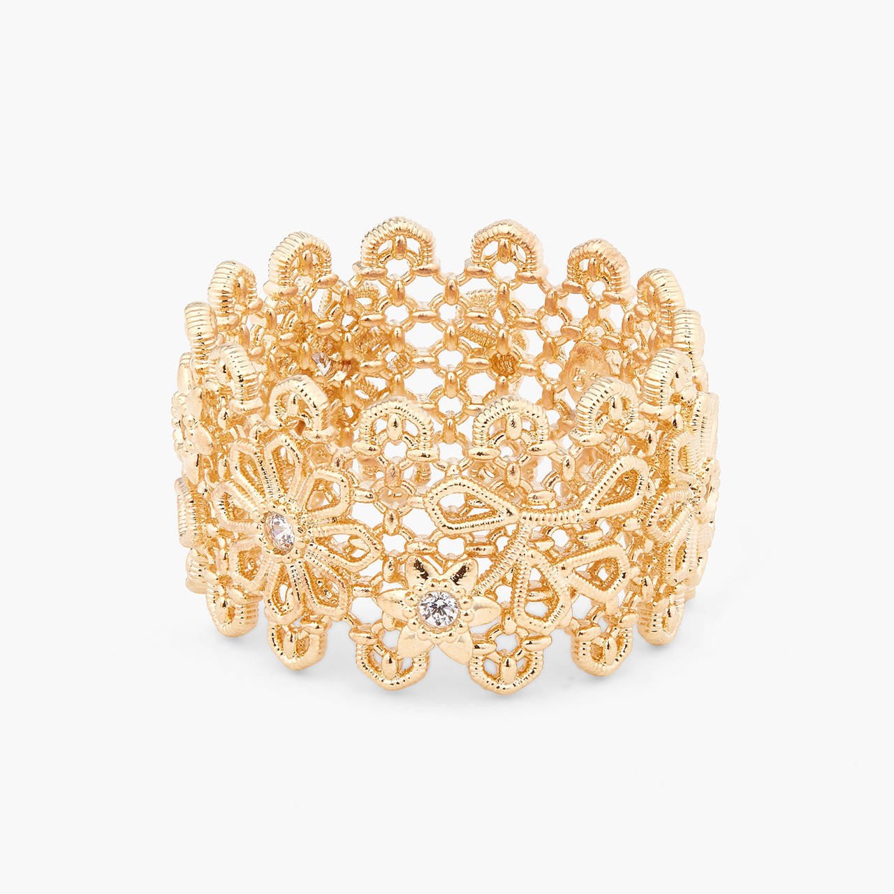 Lace Gold Thread Ring | ARFO6021 - Les Nereides