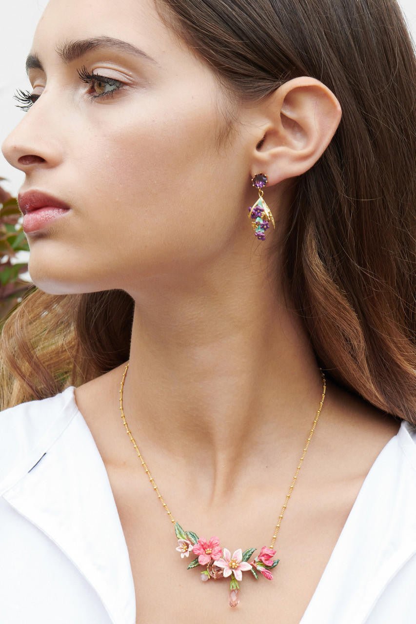 Lavender Bouquet Earrings | ALPE1011 - Les Nereides