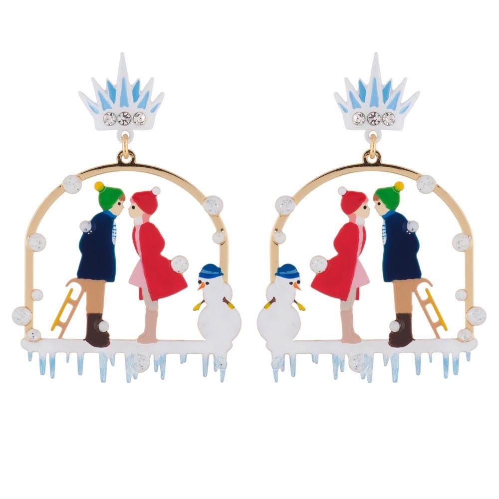 Le Royaume Enneigé Earrings | AGRN1061 - Les Nereides