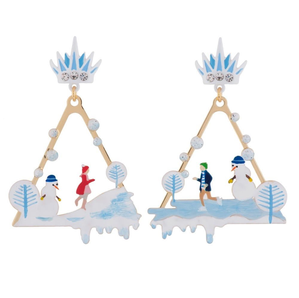 Le Royaume Enneigé Earrings | AGRN1141 - Les Nereides