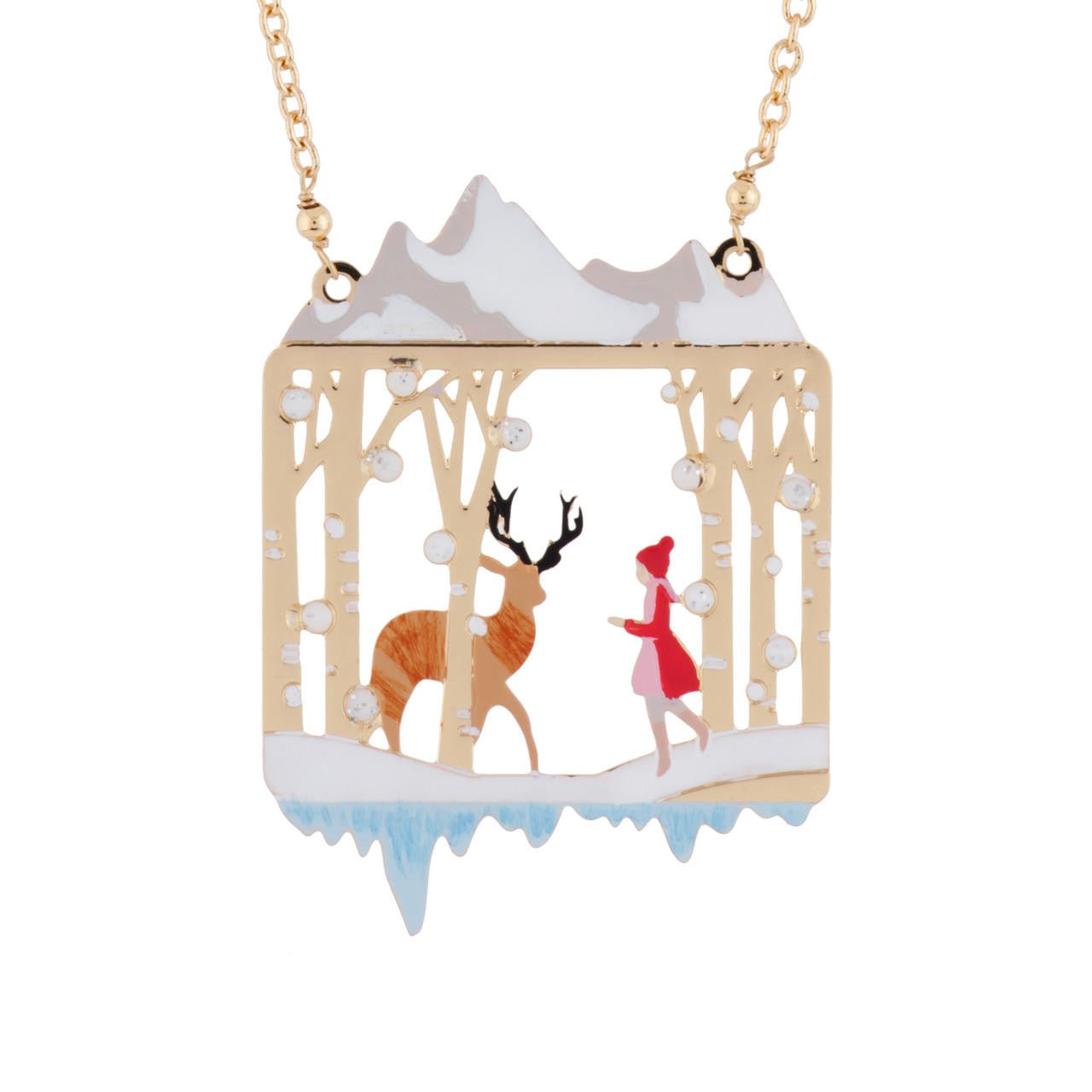 Le Royaume Enneigé Necklace | AGRN3061 - Les Nereides