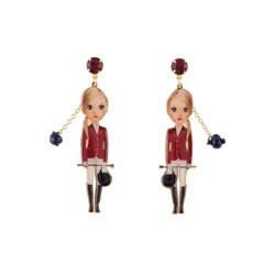 Les Sportives Horse Riding Earrings | ADSP1031 - Les Nereides