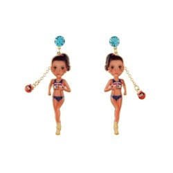 Les Sportives Marathon Earrings | ADSP1041 - Les Nereides