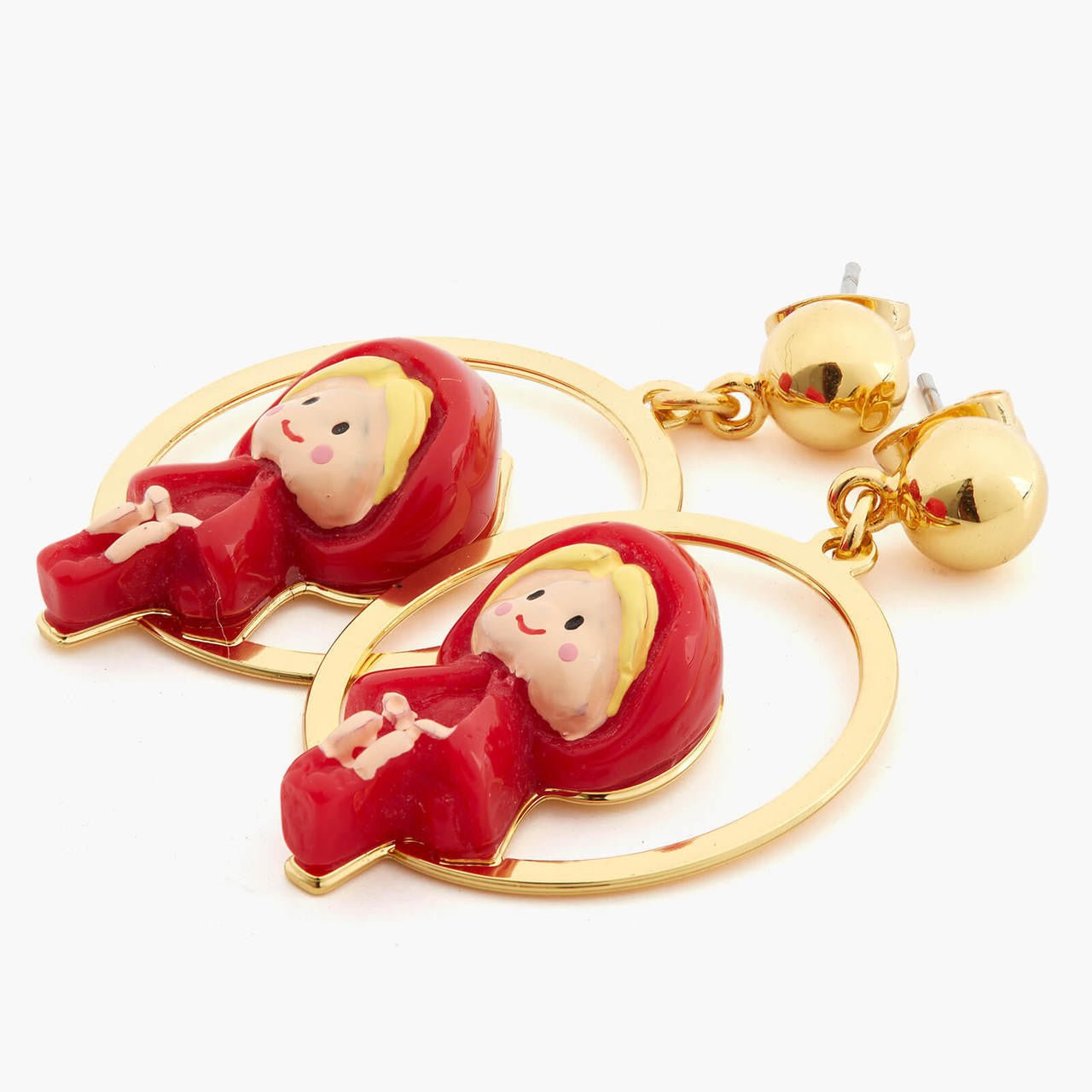 Little Red Riding Hood Earrings | APBB1071 - Les Nereides