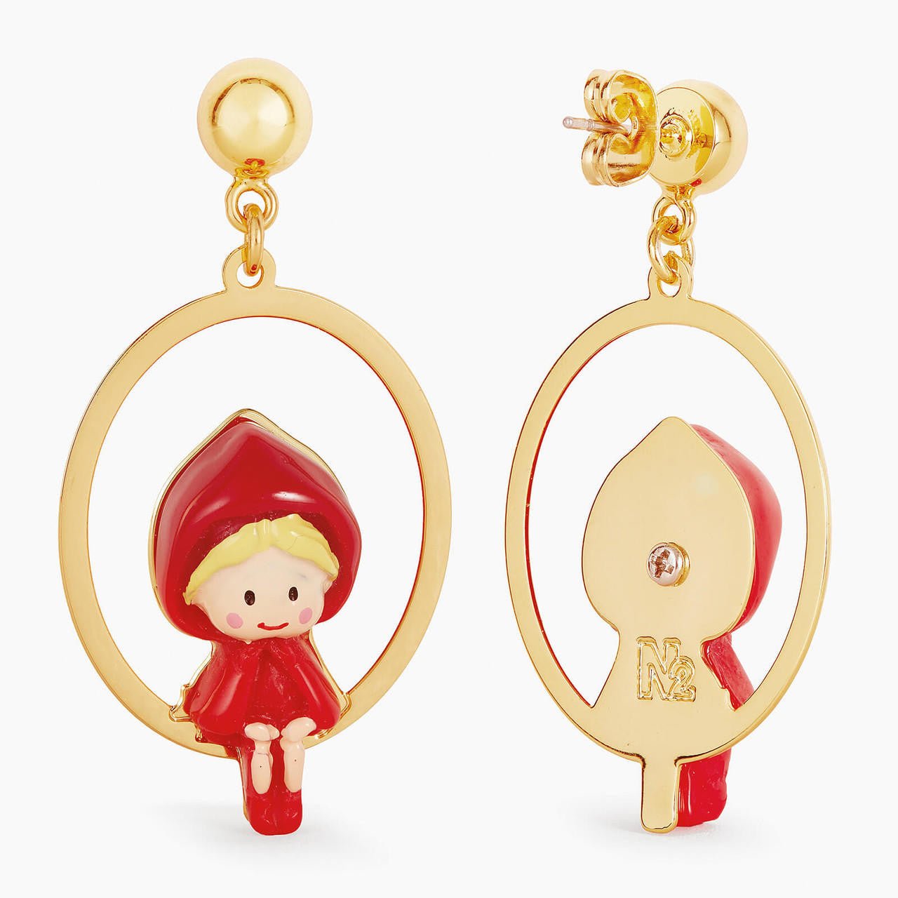 Little Red Riding Hood Earrings | APBB1071 - Les Nereides