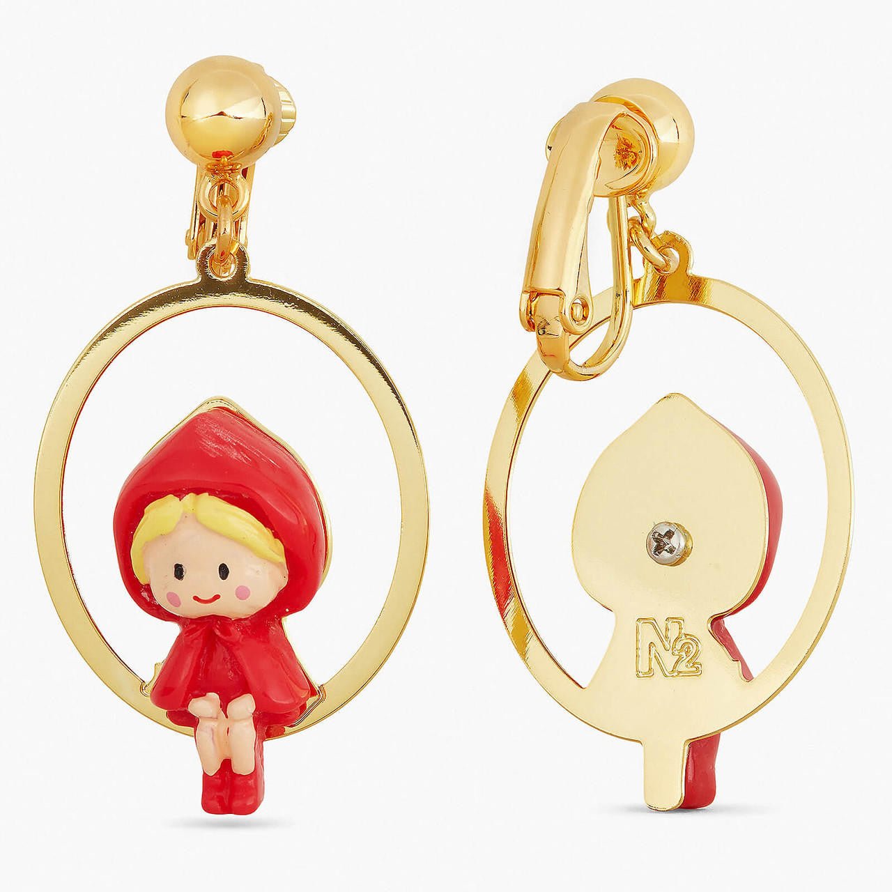 Little Red Riding Hood Earrings | APBB1071 - Les Nereides