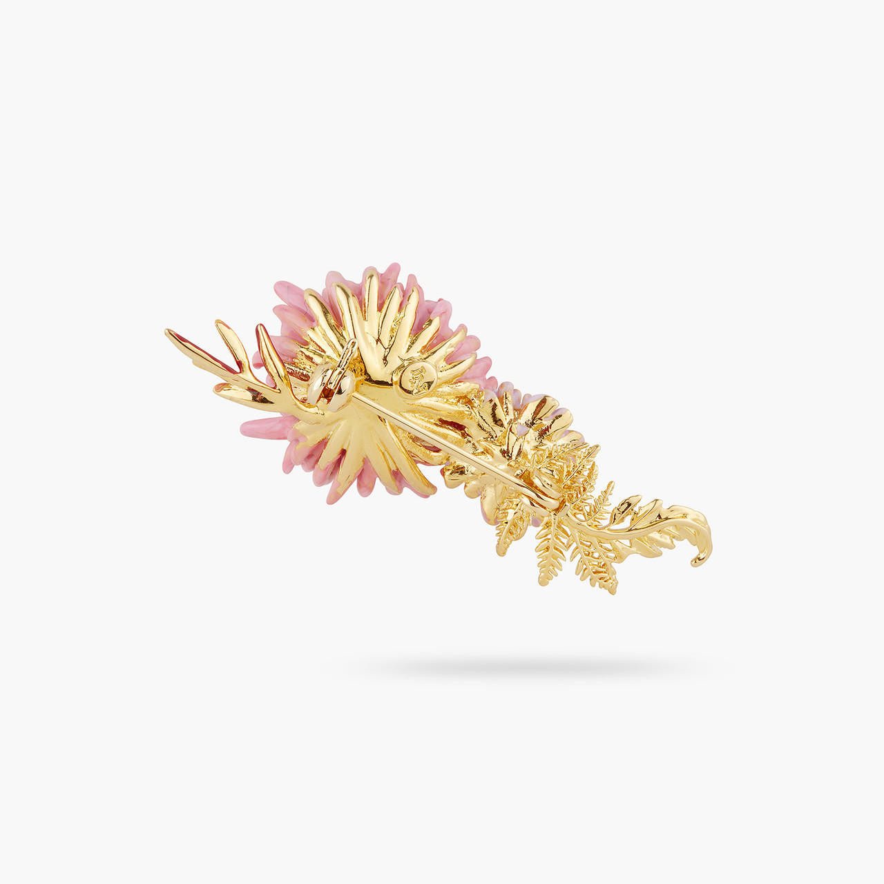 Lotus Flower And Chrysanthemum Brooch | AQBI5011 - Les Nereides