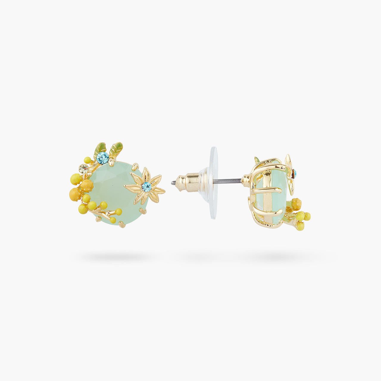 Mimosa And Star Anise Earrings | AQNC1011 - Les Nereides
