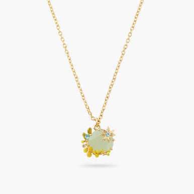 Mimosa And Star Anise Pendant Necklace | AQNC3011 - Les Nereides