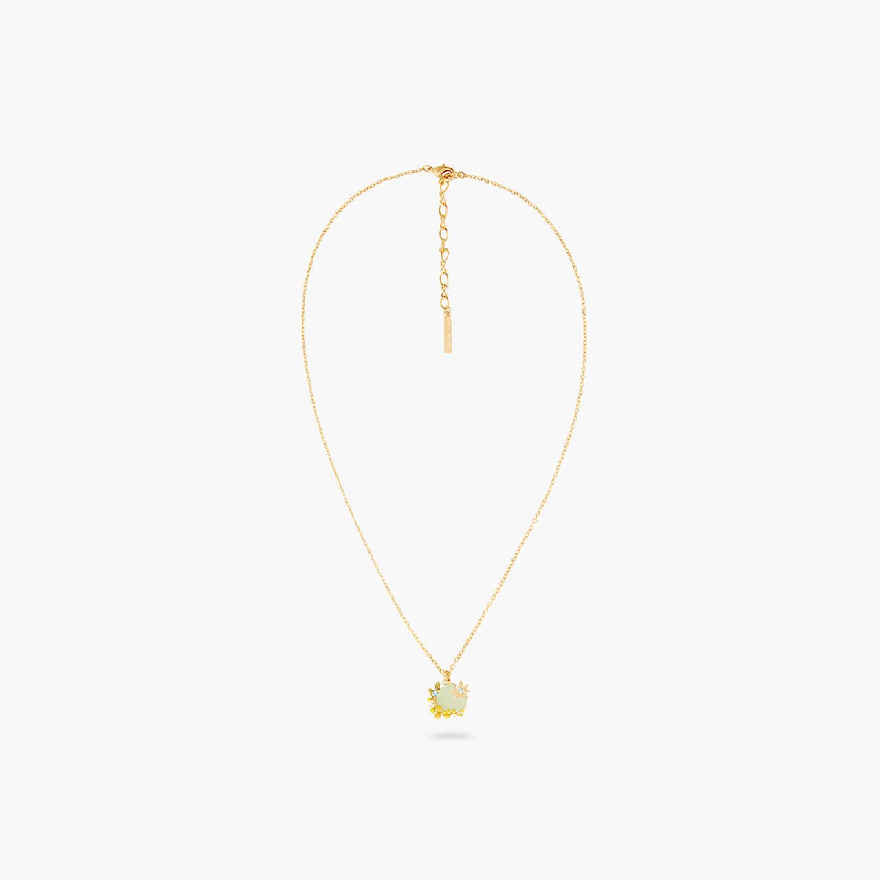 Mimosa And Star Anise Pendant Necklace | AQNC3011 - Les Nereides