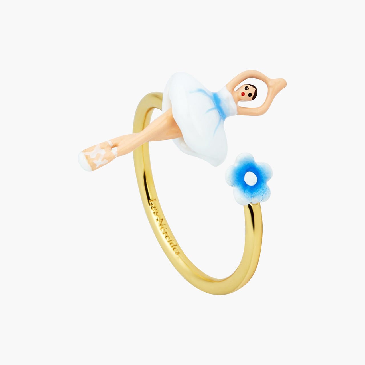 Mini Ballerina Forget - Me - Not Adjustable Rings | ANMDD6011 - Les Nereides