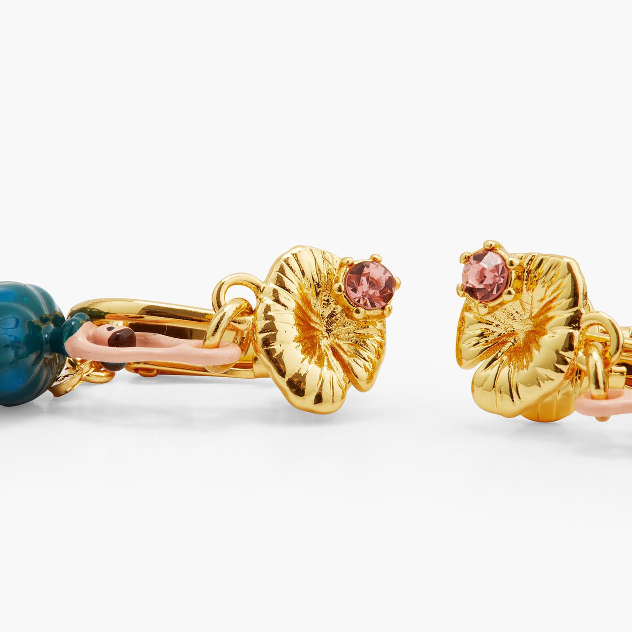 Mini Ballerina Water Lily Earrings | AQMDD1011 - Les Nereides