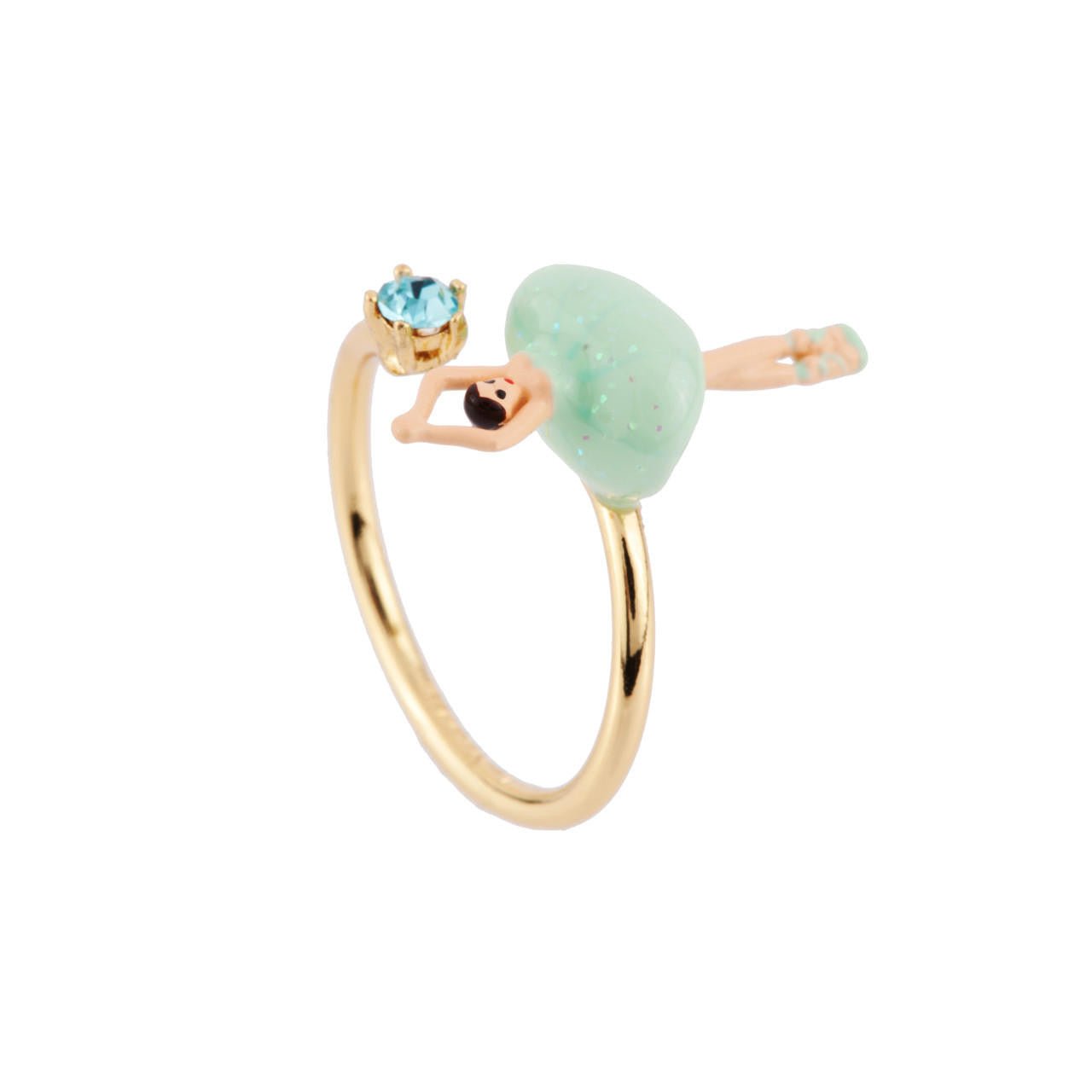 Mini Pas de Deux Mini Ballerina Blue Rings | AFMDD6013 - Les Nereides
