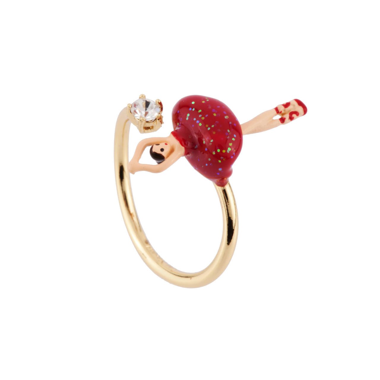 Mini Pas de Deux Mini Ballerina Red Rings | AFMDD6016 - Les Nereides