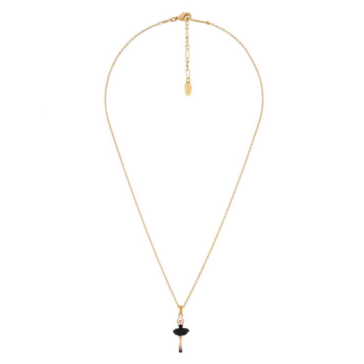 Mini Pas de Deux Sparkly Black Necklace | AIMDD3019 - Les Nereides