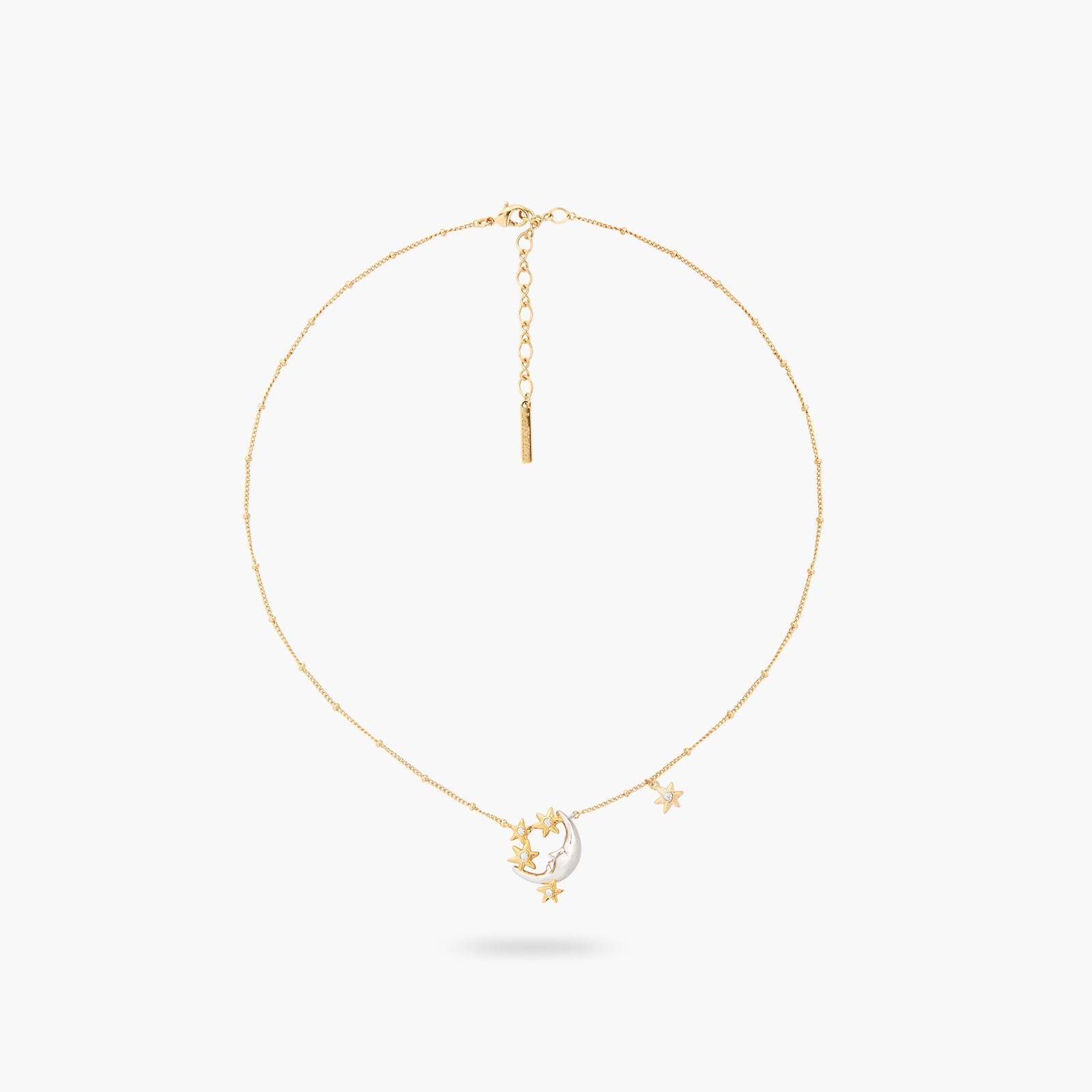 Moon And Star Pendant Necklace | ASAM3011 - Les Nereides