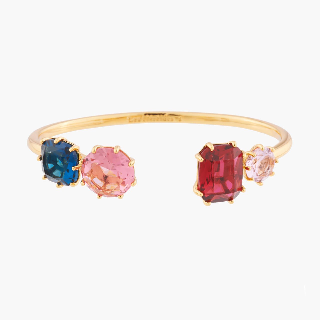 Multicoloured 4 Stones La Diamantine Bangle Bracelet | Akld254/11 - Les Nereides