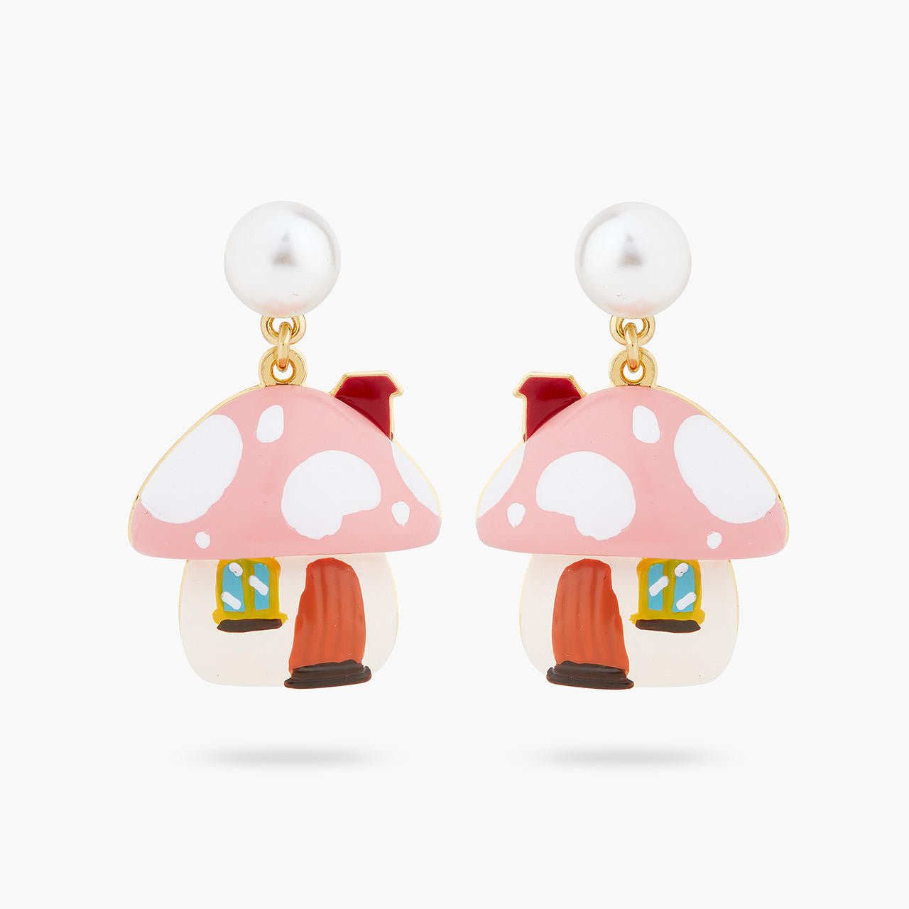 Mushroom House Earrings | ARCP1011 - Les Nereides