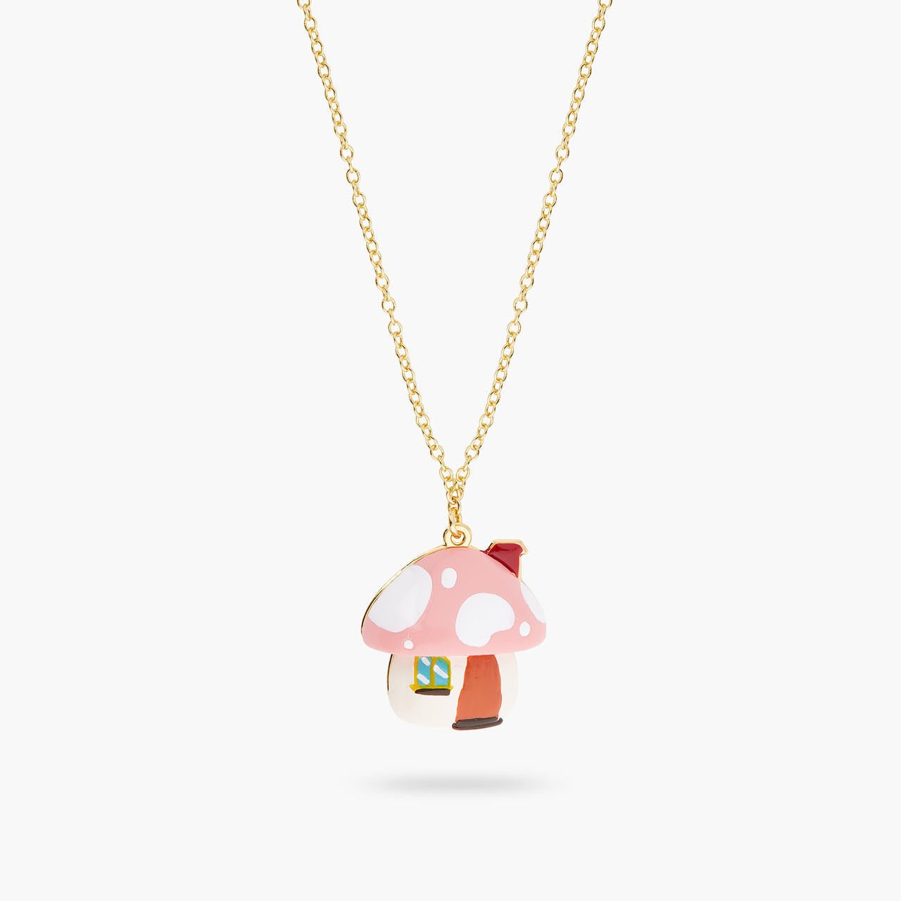 Mushroom House Pendant Necklace | ARCP3011 - Les Nereides