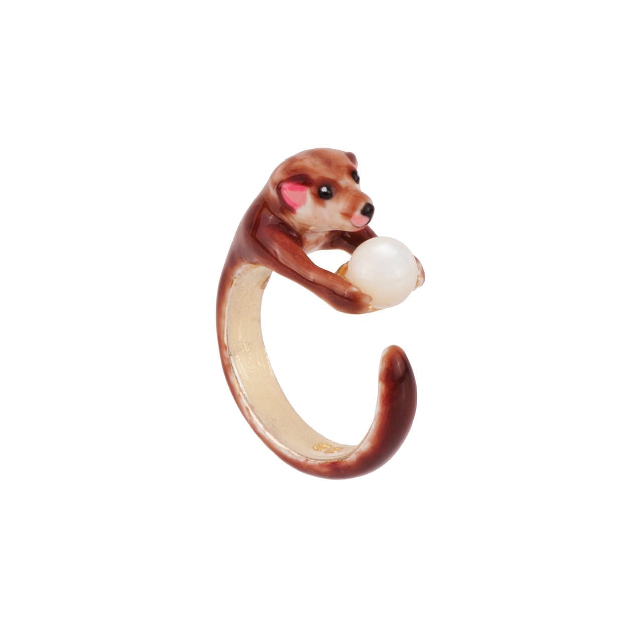 N2 For Lnla Otter And Pearl Rings | AENA601/12 - Les Nereides