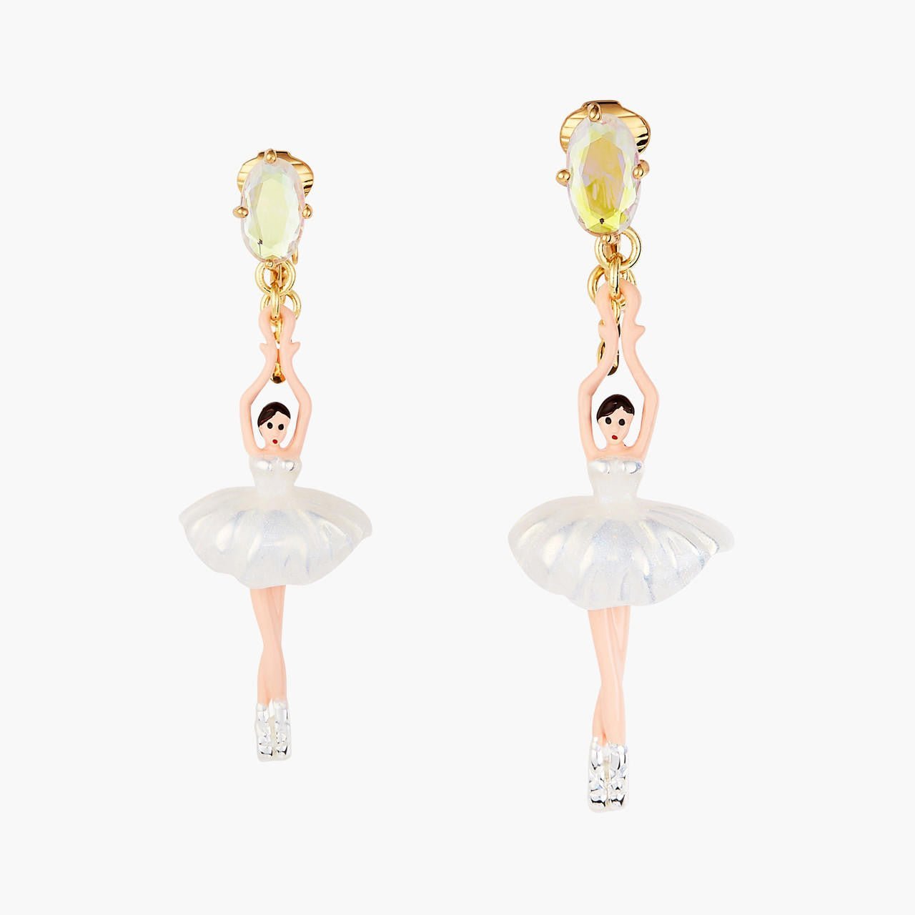 Pas de Deux Aurora Baurealis Earrings With Stone | AODD1151 - Les Nereides