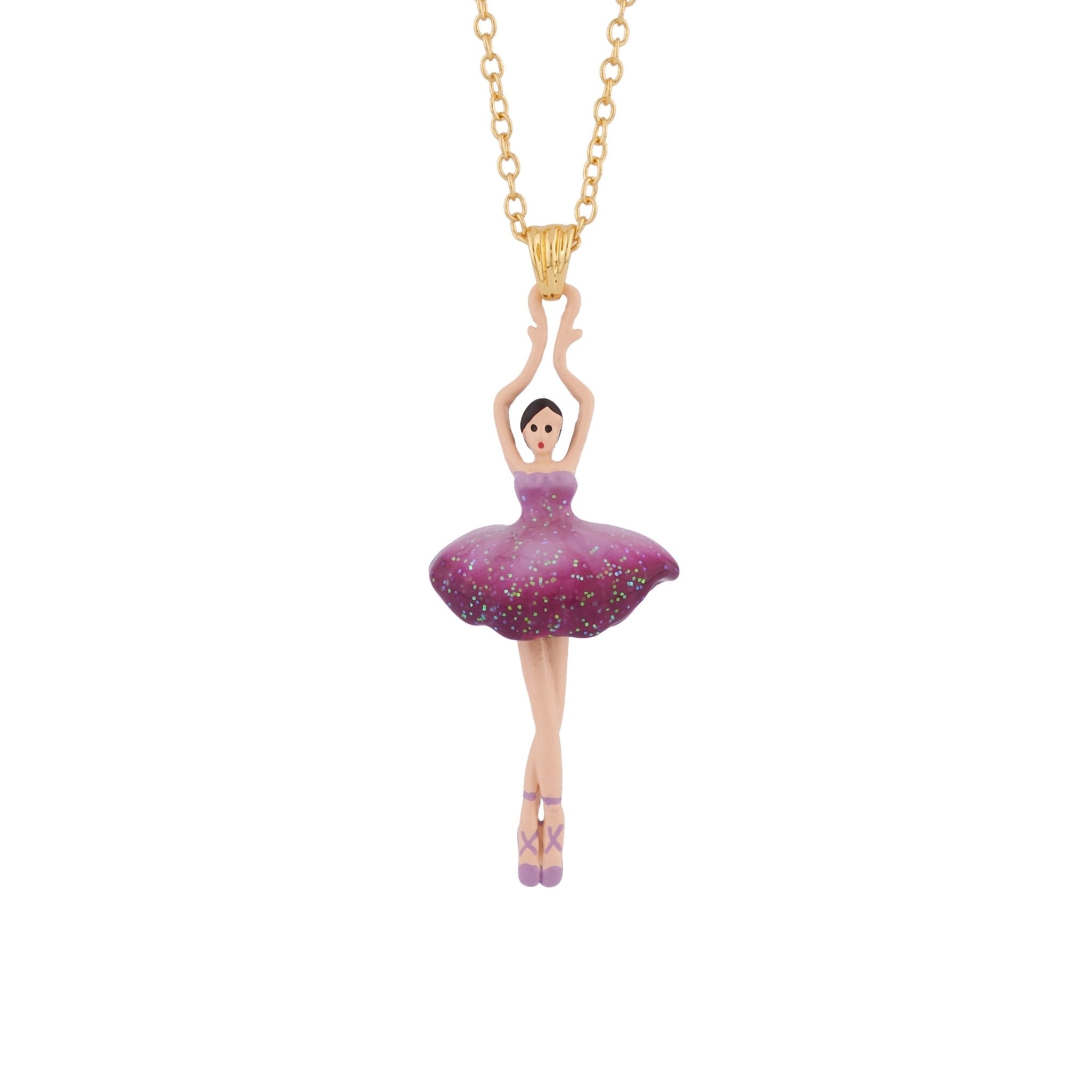 Pas de Deux Gradient Plum Necklace | AIDD3161 - Les Nereides