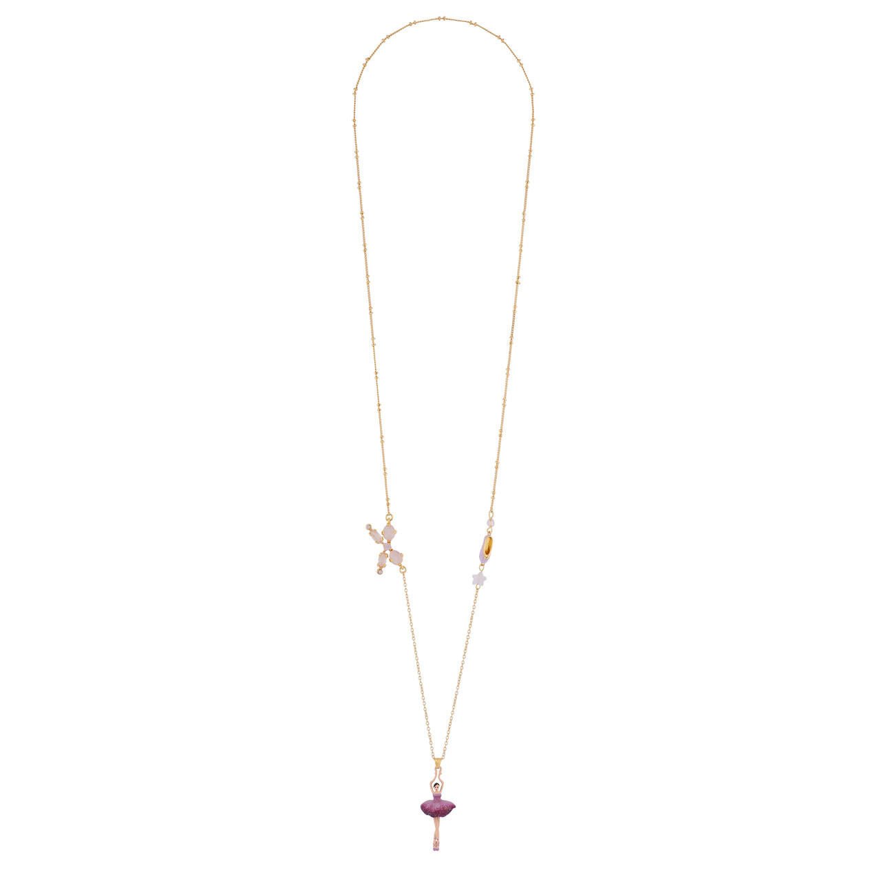 Pas de Deux Gradient Plum Necklace | AIDD3161 - Les Nereides