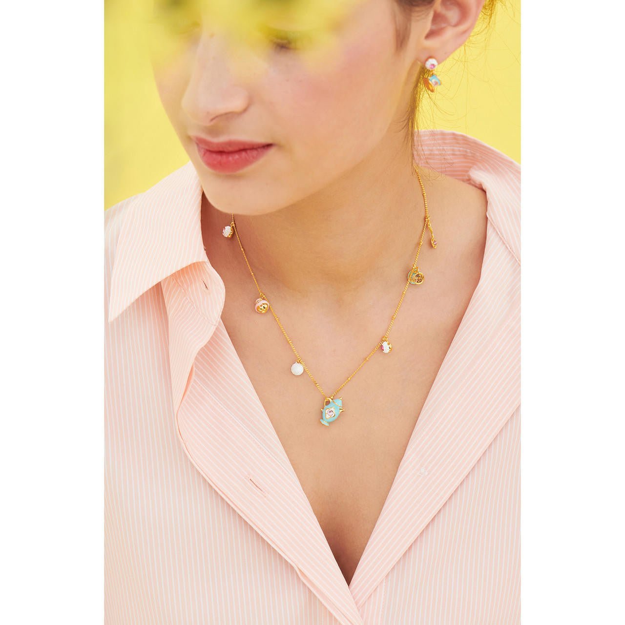 Patisserie French Delicacies Necklace | ANIP3011 - Les Nereides