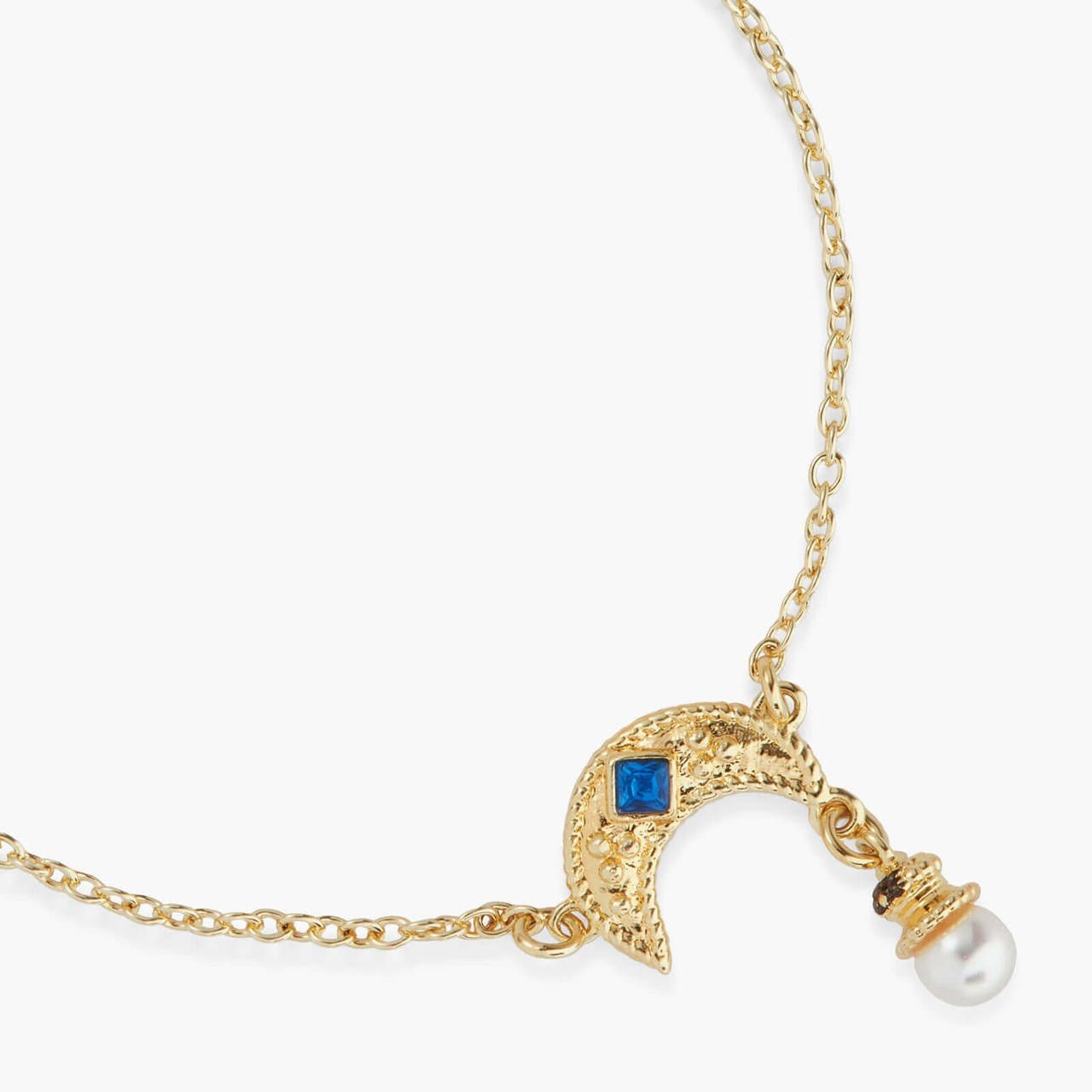 Pearl And Moon Bracelet | APJS2041 - Les Nereides