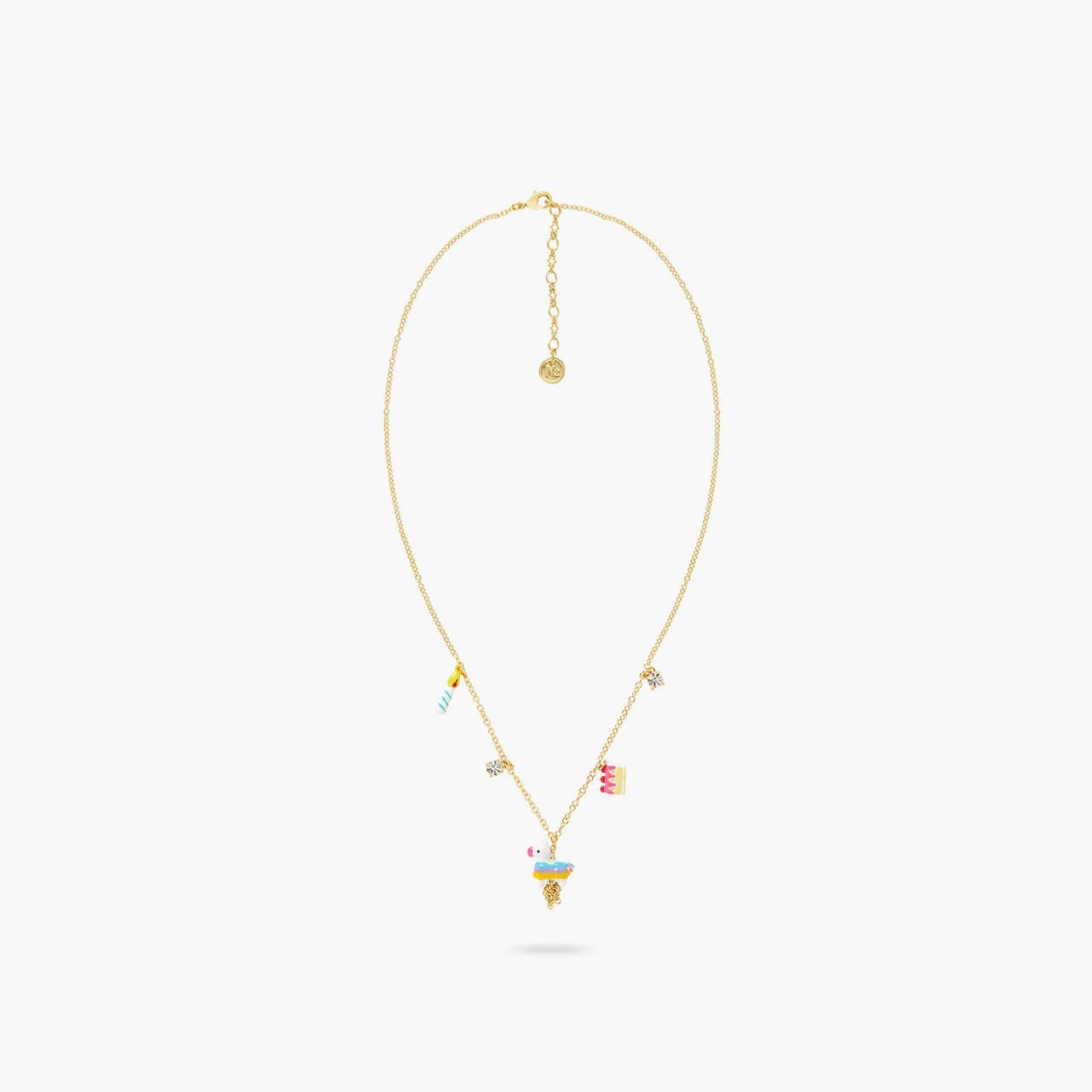 Piñata party multi elements pendant necklace | AQPP3091 - Les Nereides