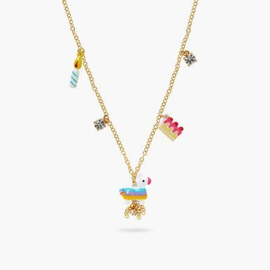 Piñata party multi elements pendant necklace | AQPP3091 - Les Nereides