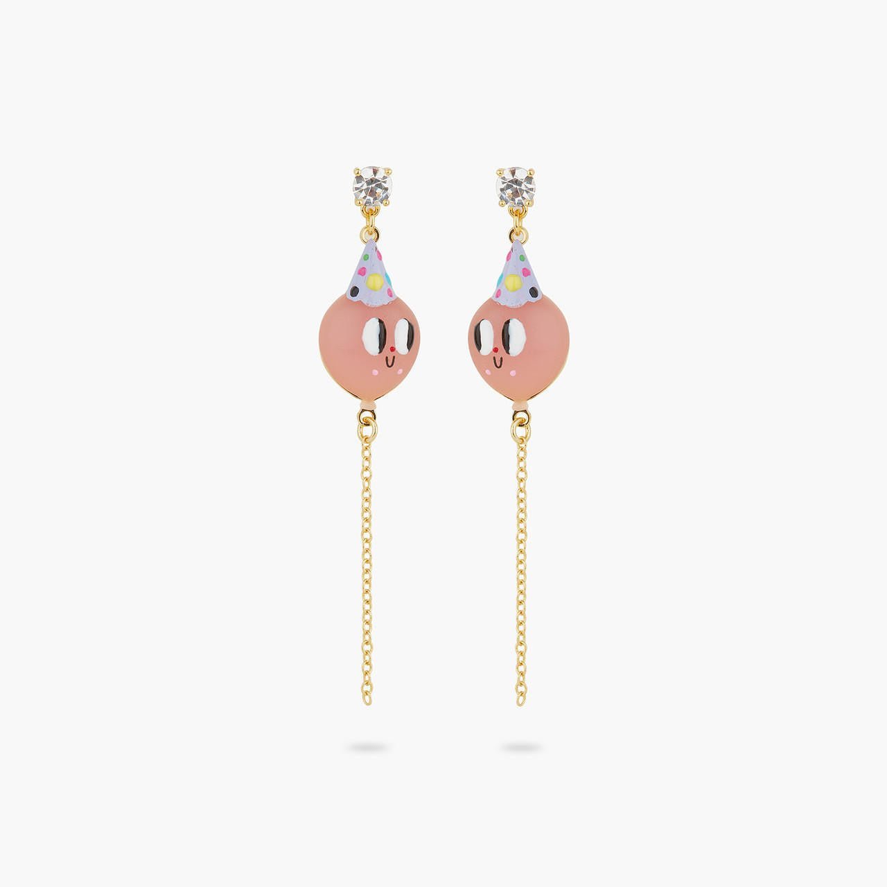 Pink ballon earrings | AQPP1071 - Les Nereides