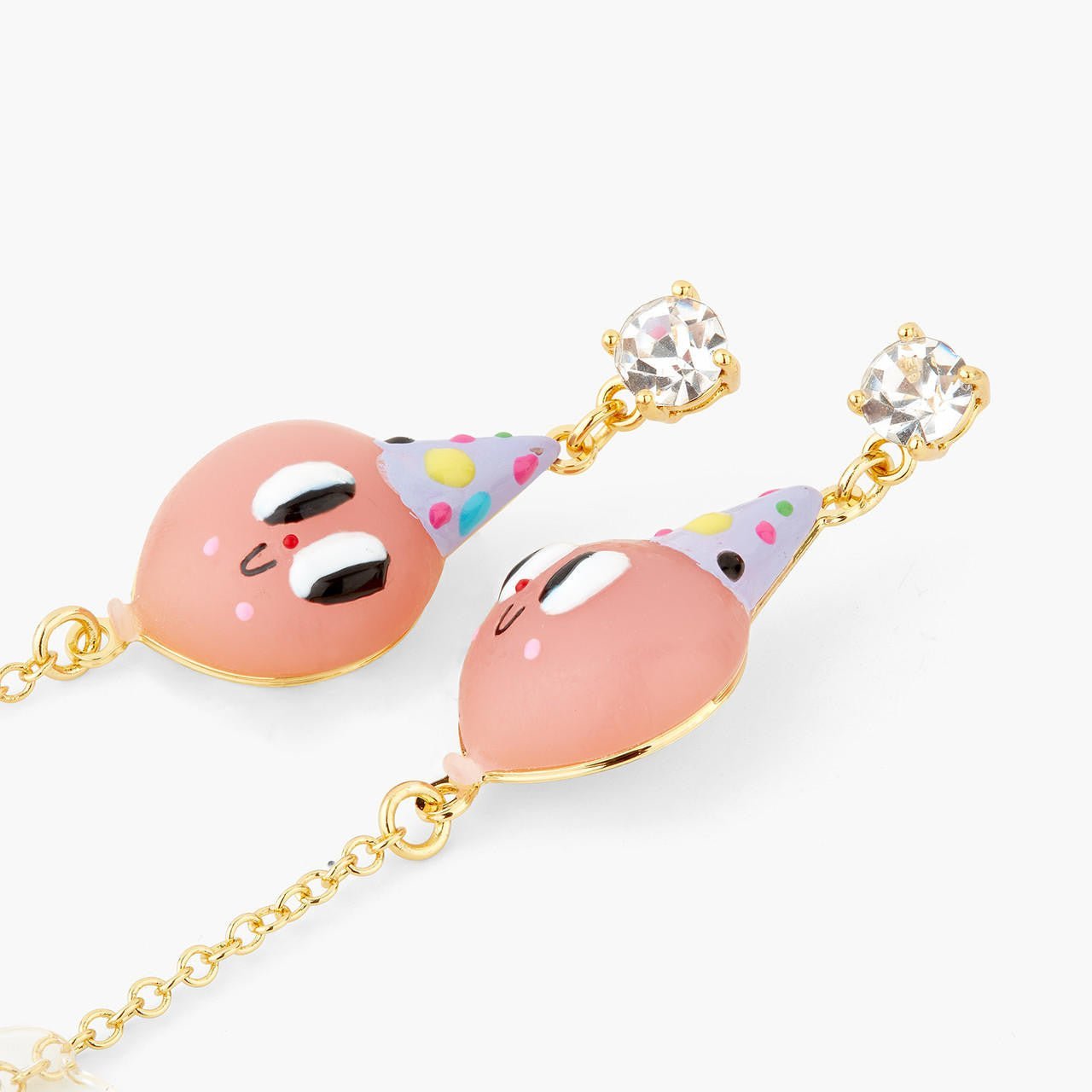 Pink ballon earrings | AQPP1071 - Les Nereides