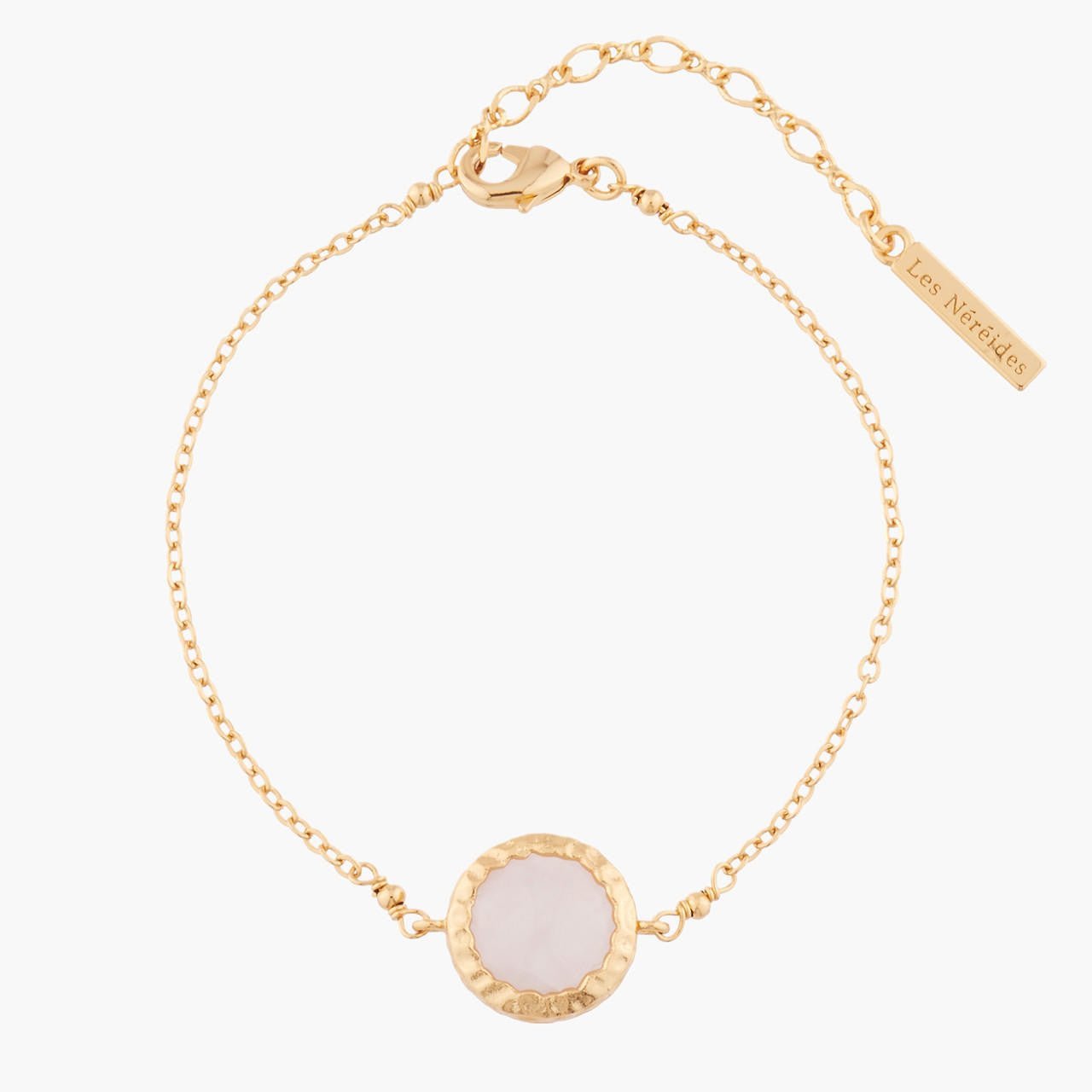 Pink Quartz Chain Bracelet | AKBC211 - Les Nereides