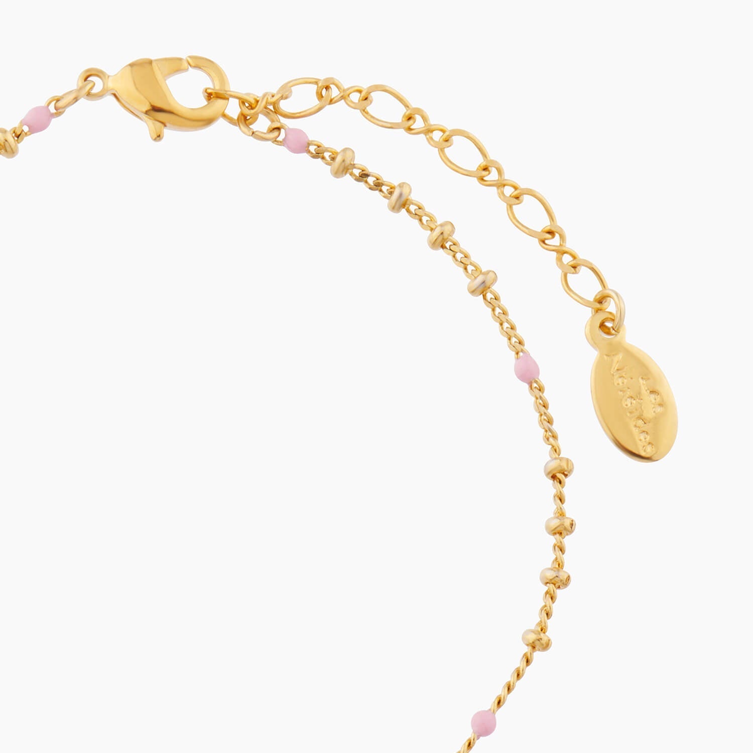 Pink Quartz Charms Bracelet | AMSO2111 - Les Nereides