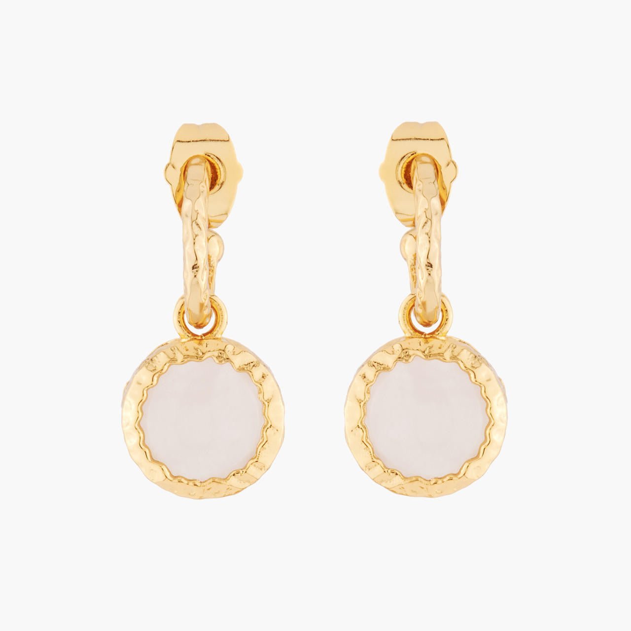 Pink Quartz Earrings | AKBC101 - Les Nereides