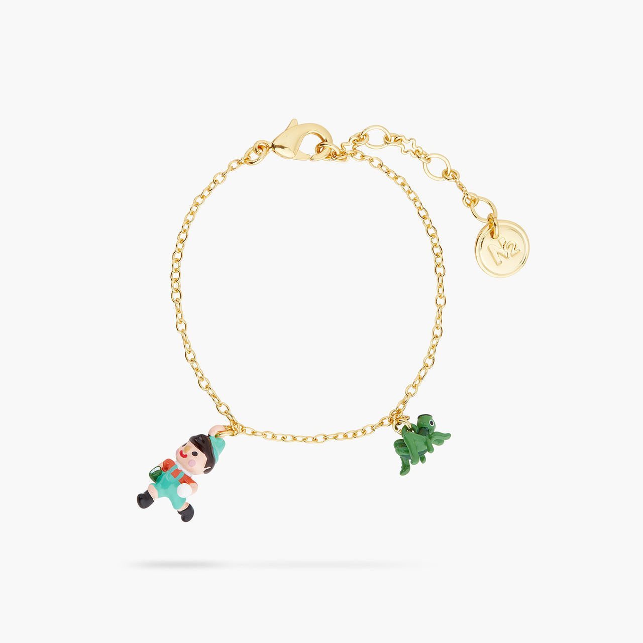 Pinocchio And Cricket Fine Bracelet | ARPI2011 - Les Nereides
