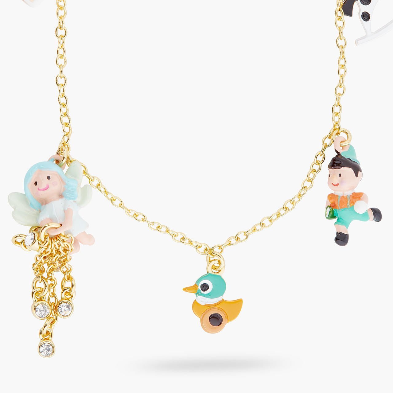 Pinocchio And Magical World Charm Necklace | ARPI3061 - Les Nereides