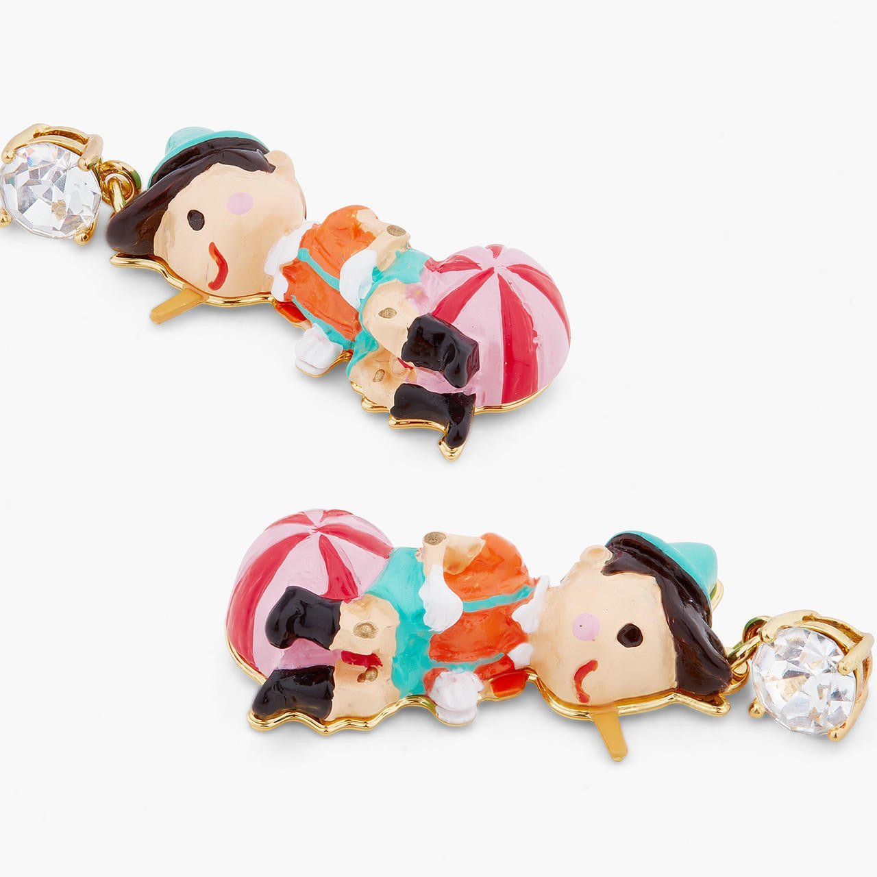 Pinocchio On His Ball Earrings | ARPI1091 - Les Nereides