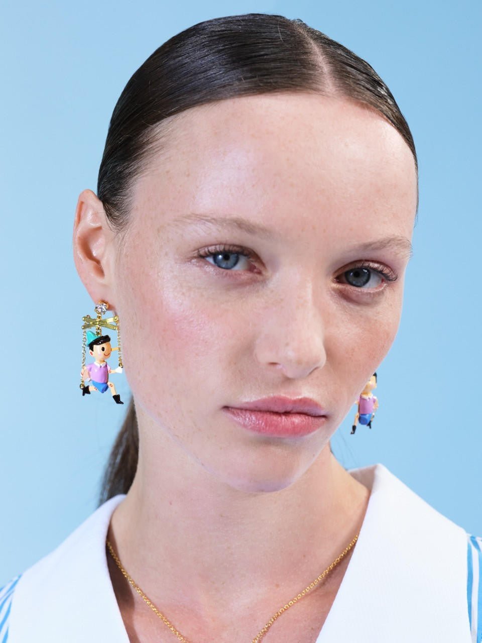 Pinocchio Puppet Earrings | ARPI1041 - Les Nereides