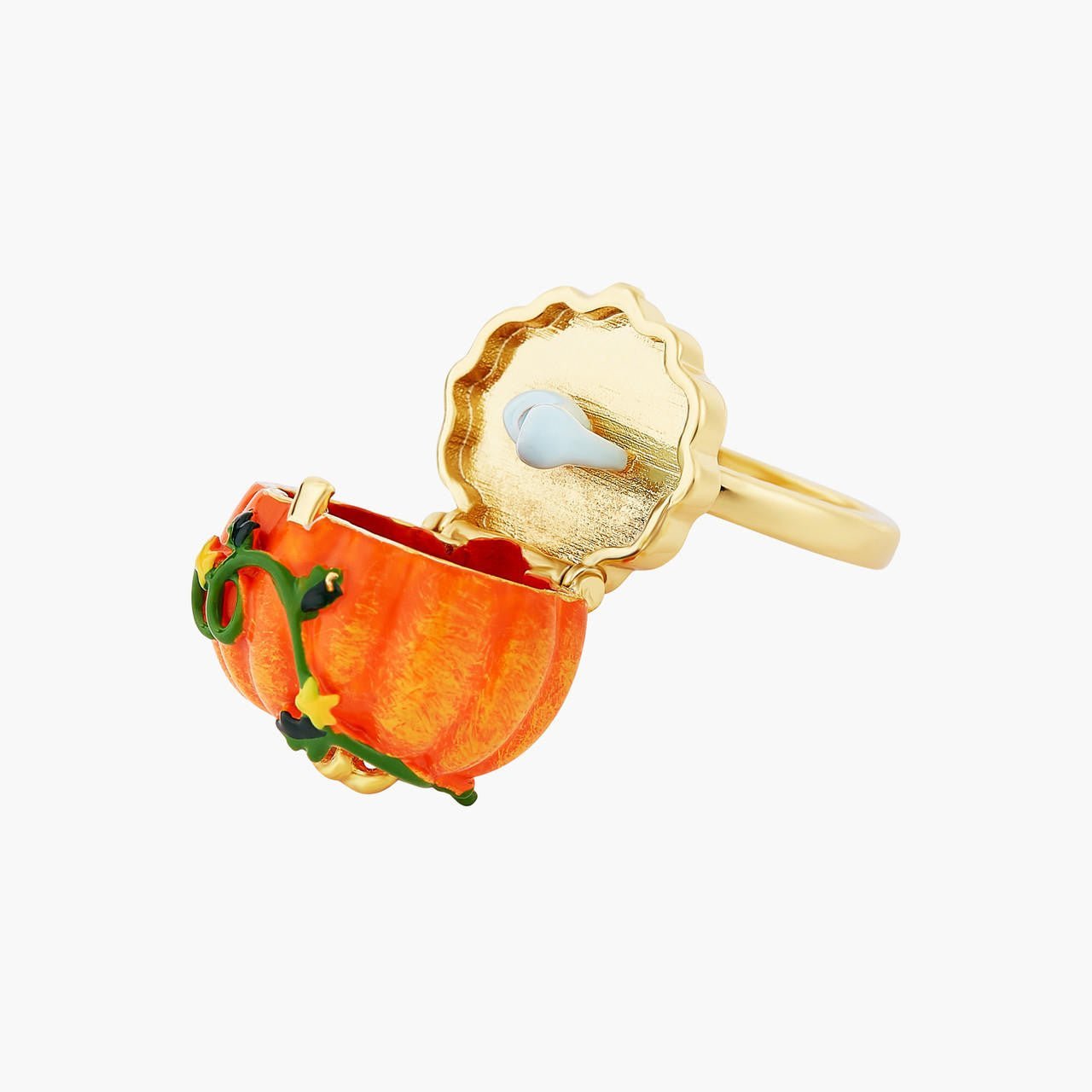 Pumkpin And Slipper Secret Ring | AOCE6021 - Les Nereides