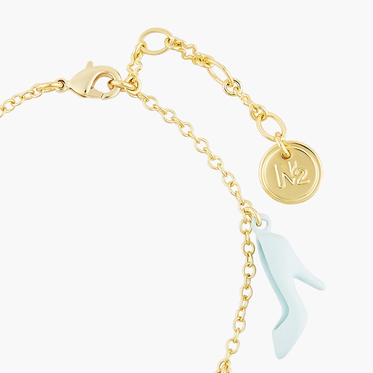 Pumpkin, Spool Of Thread And Mouse, Cinderella, Clock And Slipper Charm Bracelet | AOCE2011 - Les Nereides