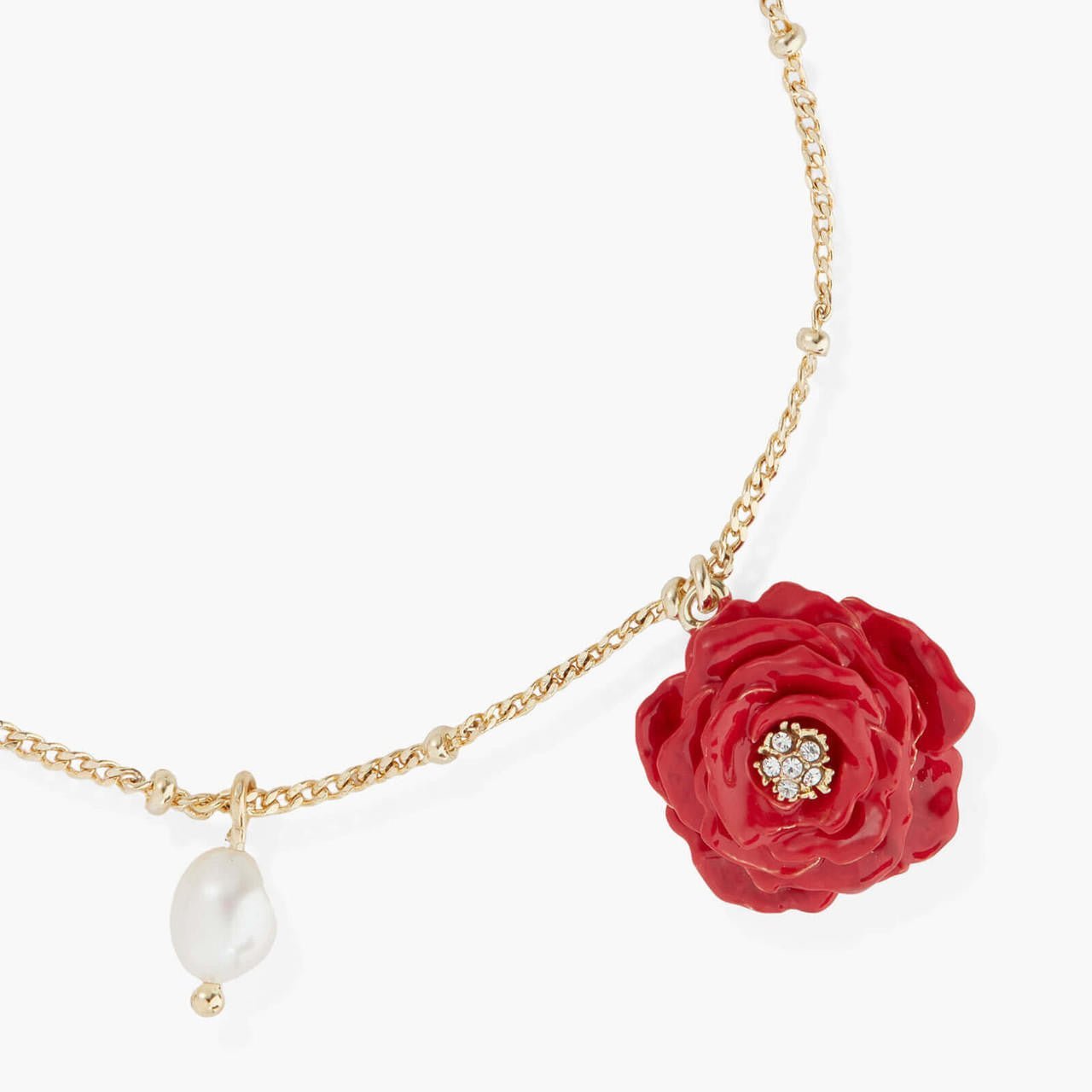 Red Rose Thin Bracelet | AOLF2021 - Les Nereides