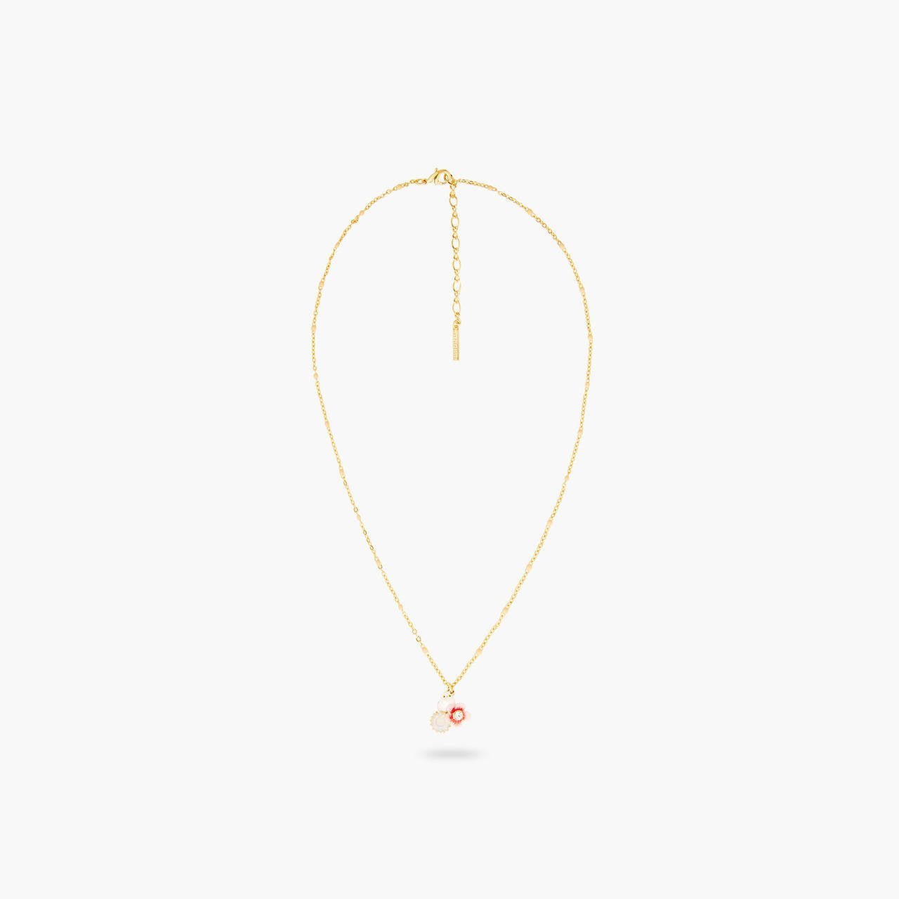 Rose hip and long - tailed titmouse necklace | AQLA3031 - Les Nereides