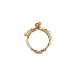 Roses D'Hiver Rosebud In Heart - Shaped Rings | ACRH603/11 - Les Nereides