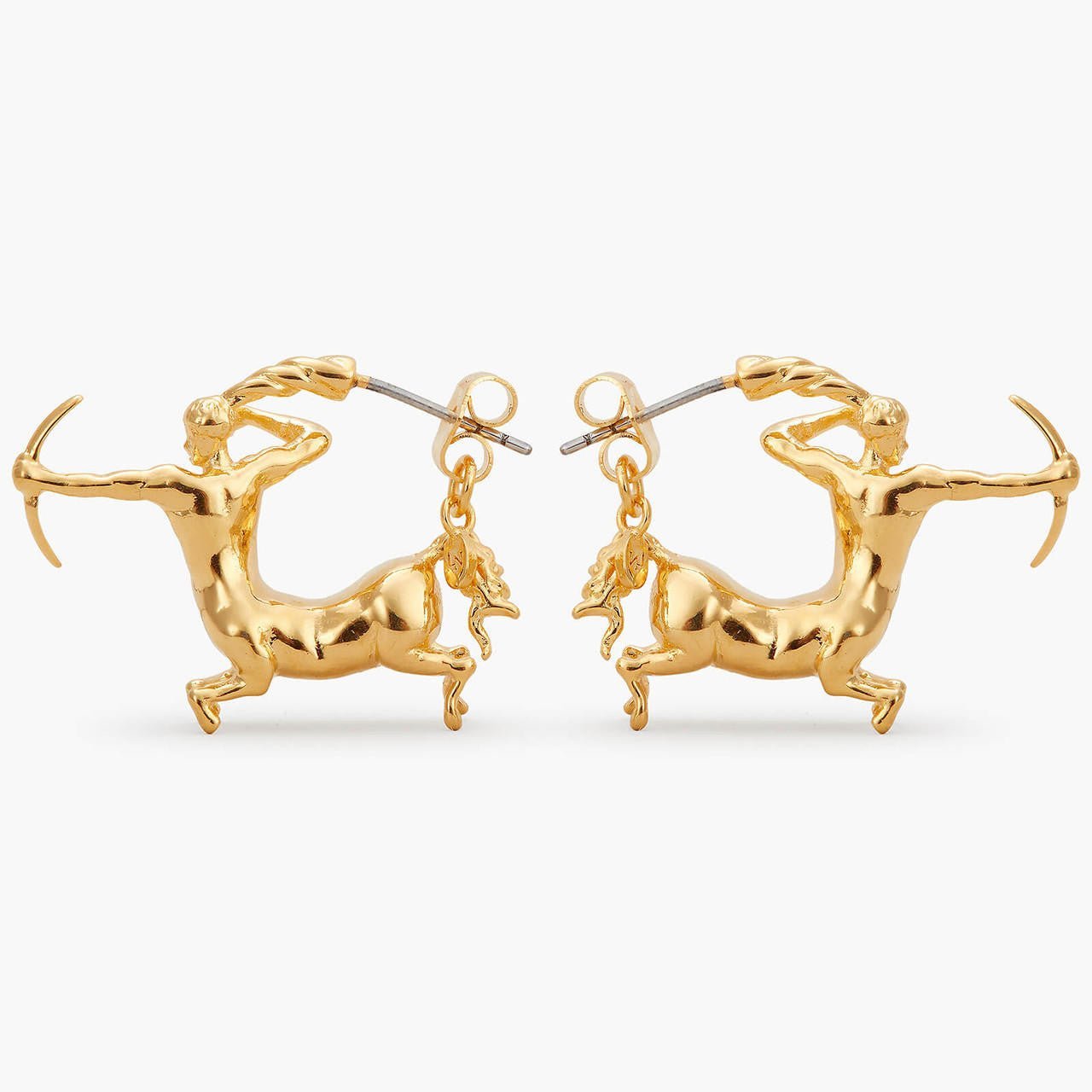 Sagittarius Astrological Sign Hoop Earrings | APPV1091 - Les Nereides