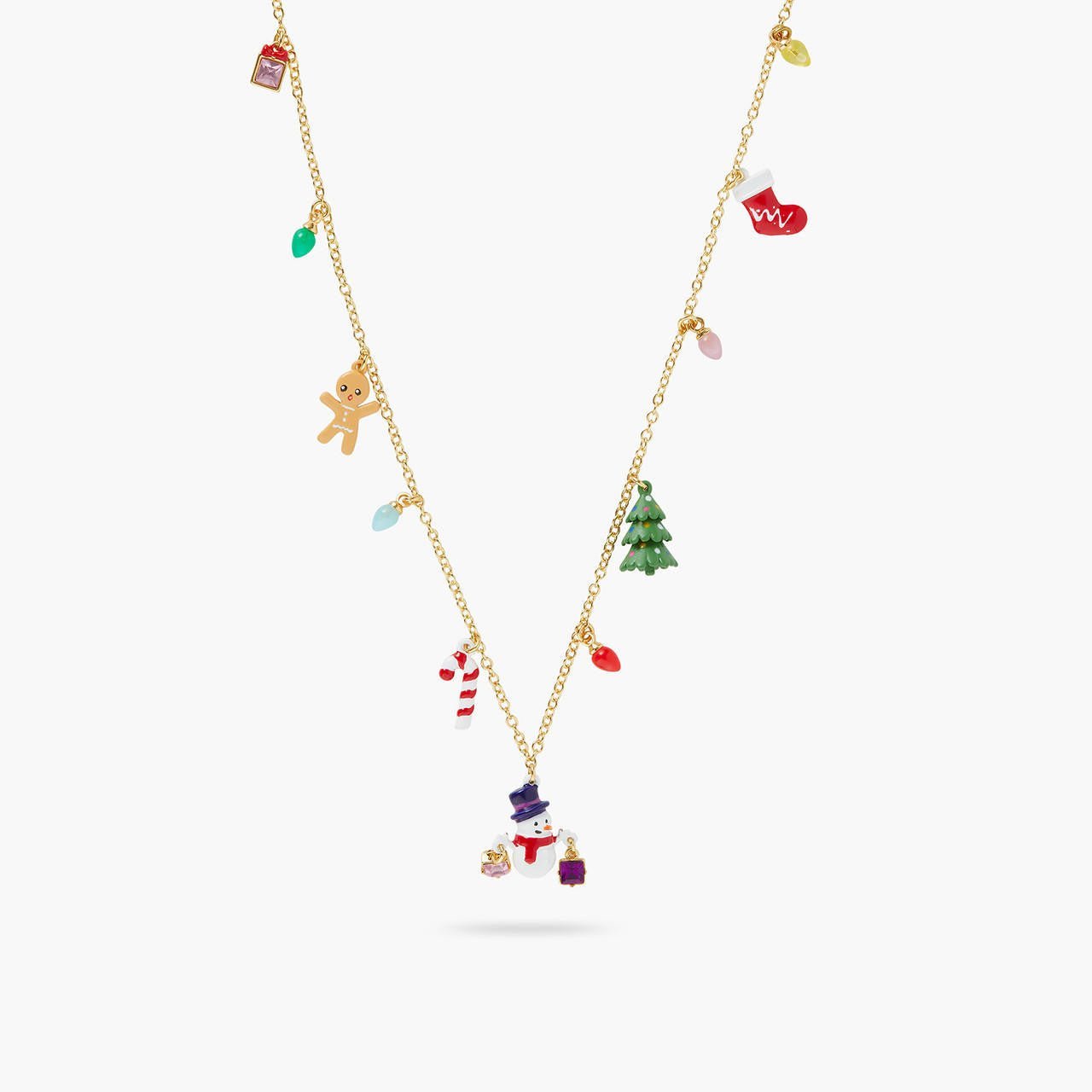 Santa's Party multi element pendant necklace | AQSP3131 - Les Nereides